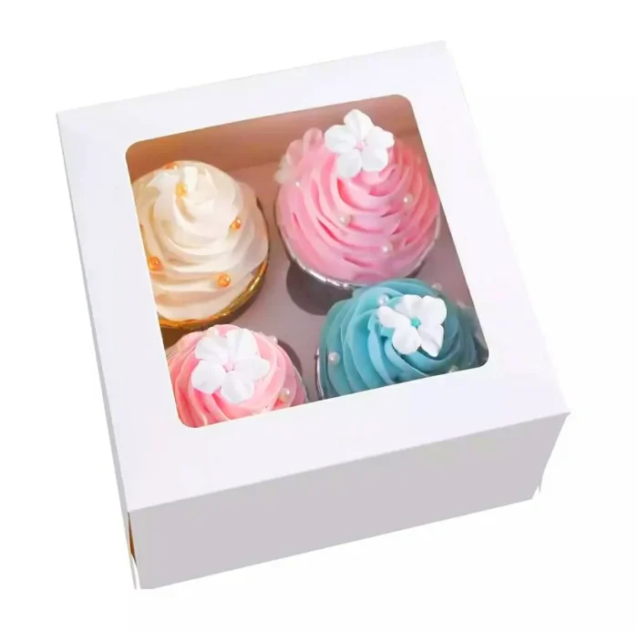 4 Hole Cupcake Box 5pcs Set